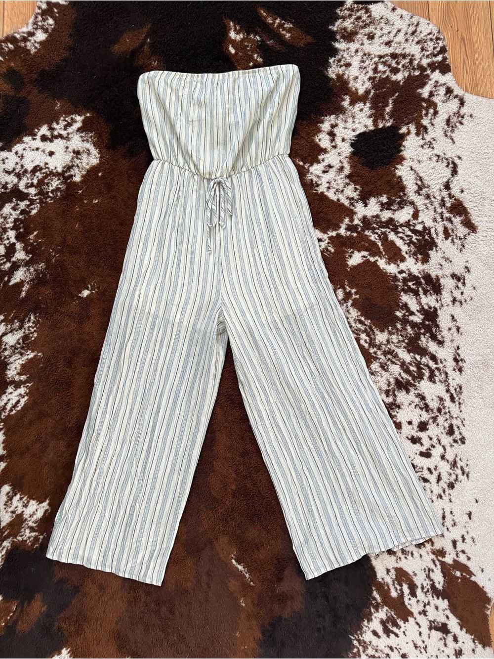 Altar’d State Striped Strapless Jumpsuit | Size: SM